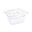 Picture of Vogue Polycarbonate 1/6 Gastronorm Container 100mm Clear