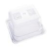 Picture of Vogue Polycarbonate 1/6 Gastronorm Container 100mm Clear