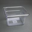 Picture of Vogue Polycarbonate 1/6 Gastronorm Container 100mm Clear