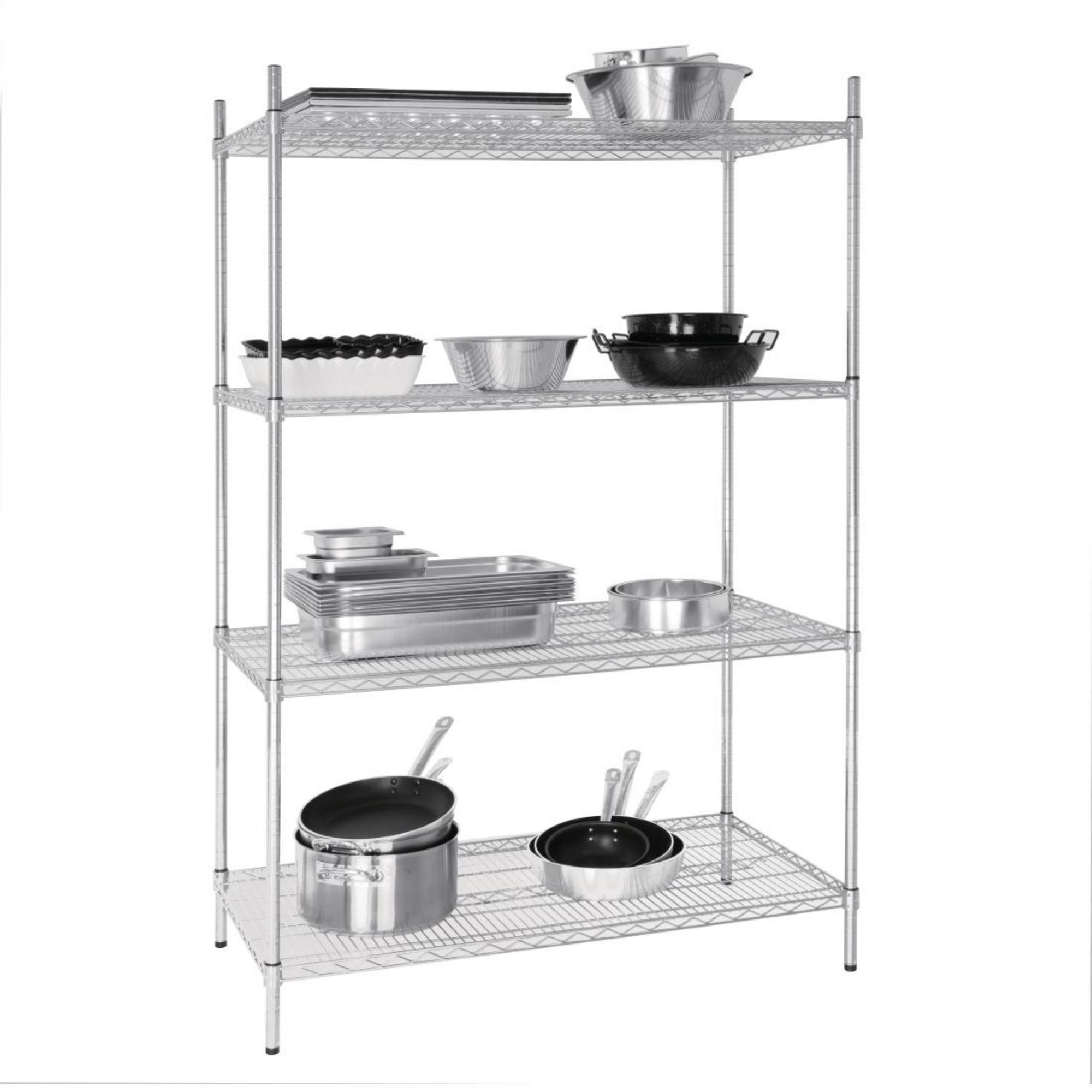 Picture of Vogue 4 Tier Wire Shelving Kit 1220x610mm