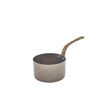 Picture of GenWare Vintage Steel Mini Sauce Pan 9 x 5.25cm - Pack of 6