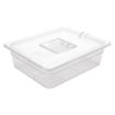 Picture of Vogue Polycarbonate 1/2 Gastronorm Container 100mm Clear