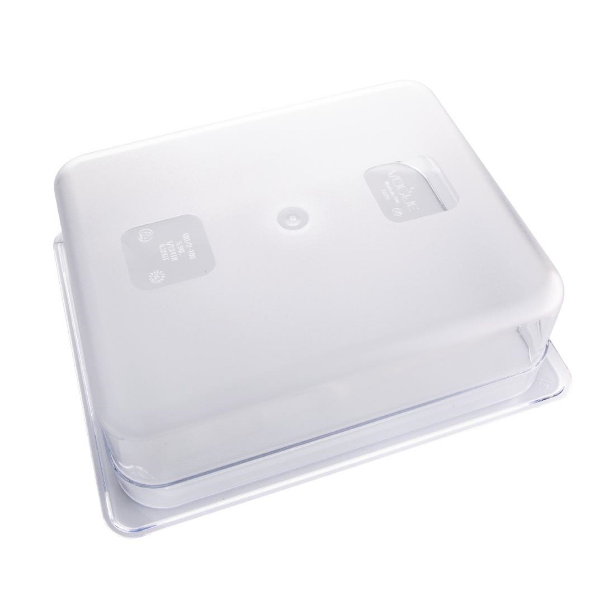 Picture of Vogue Polycarbonate 1/2 Gastronorm Container 100mm Clear
