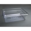 Picture of Vogue Polycarbonate 1/2 Gastronorm Container 100mm Clear
