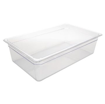 Picture of Vogue Polycarbonate 1/1 Gastronorm Container 150mm Clear