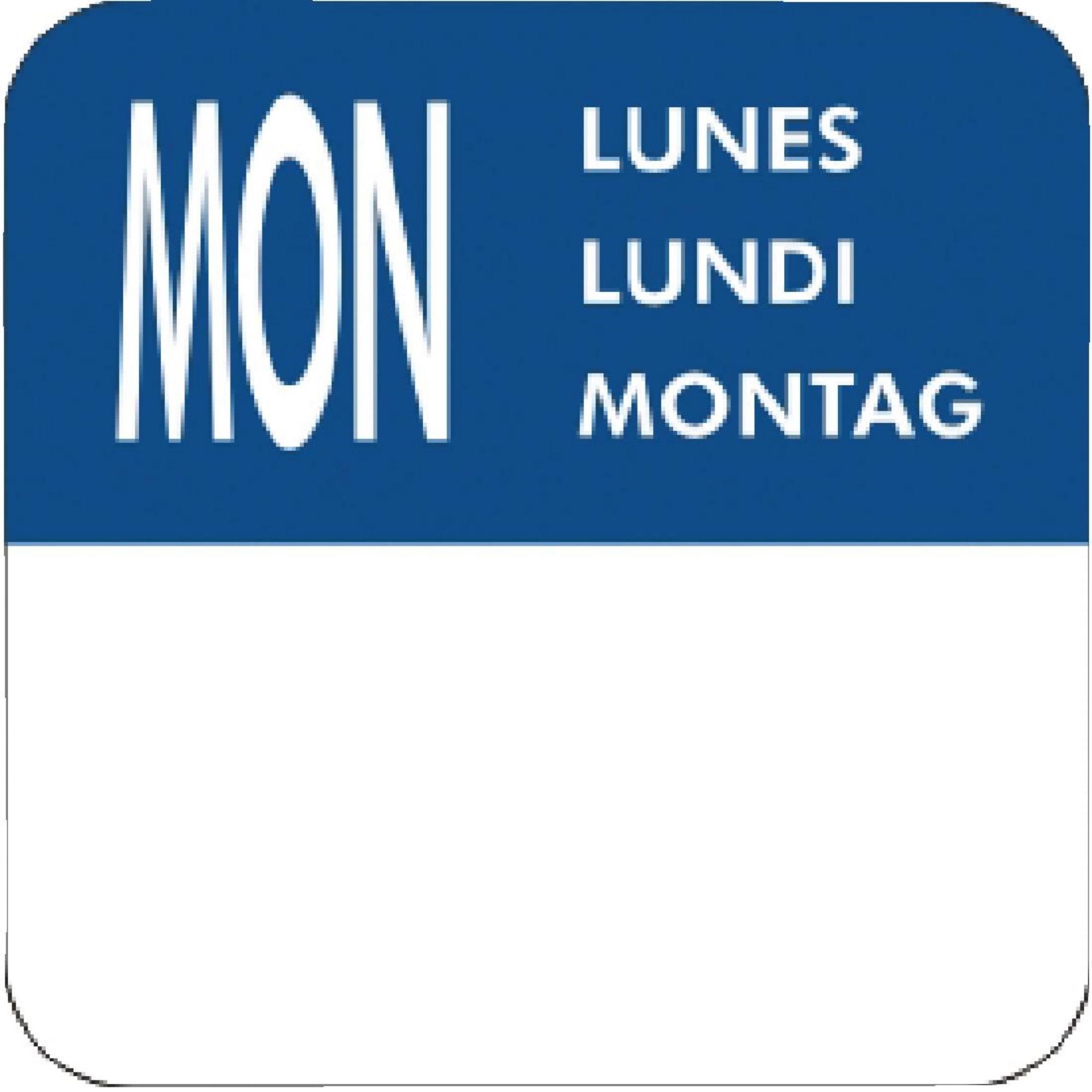 Picture of Vogue Removable Day of the Week Labels (7000 Pack)