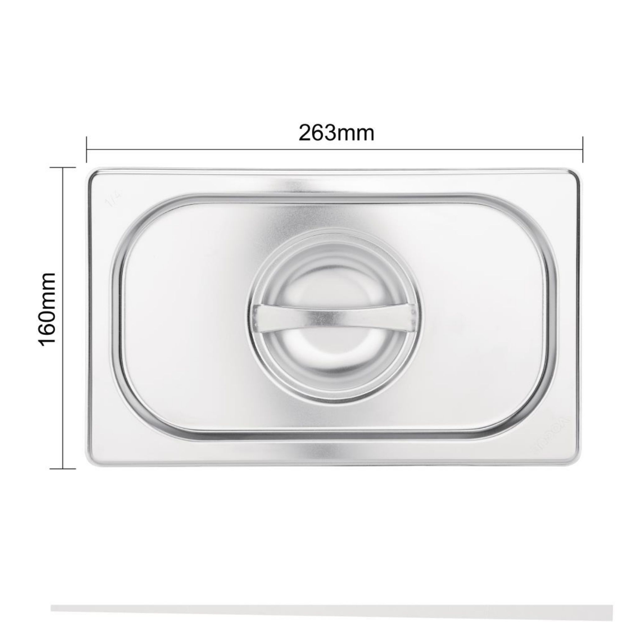 Picture of Vogue Stainless Steel 1/9 Gastronorm Lid