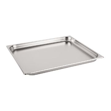 Picture of Vogue Stainless Steel 2/1 Gastronorm Tray 40mm