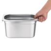 Picture of Vogue Stainless Steel 1/4 Gastronorm Tray 150mm