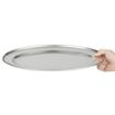 Picture of Olympia Stainless Steel Oval Serving Tray 400mm - K365