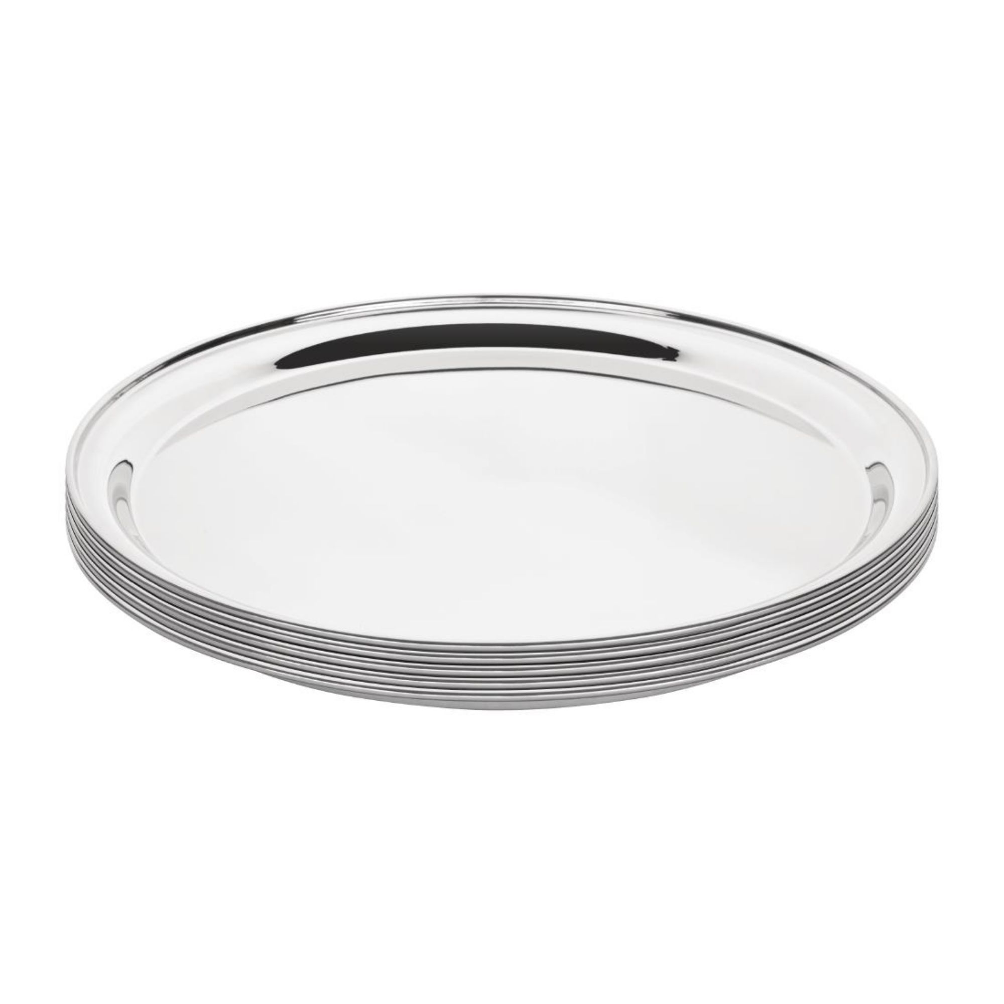 Picture of Olympia Stainless Steel Round Service Tray 305mm
