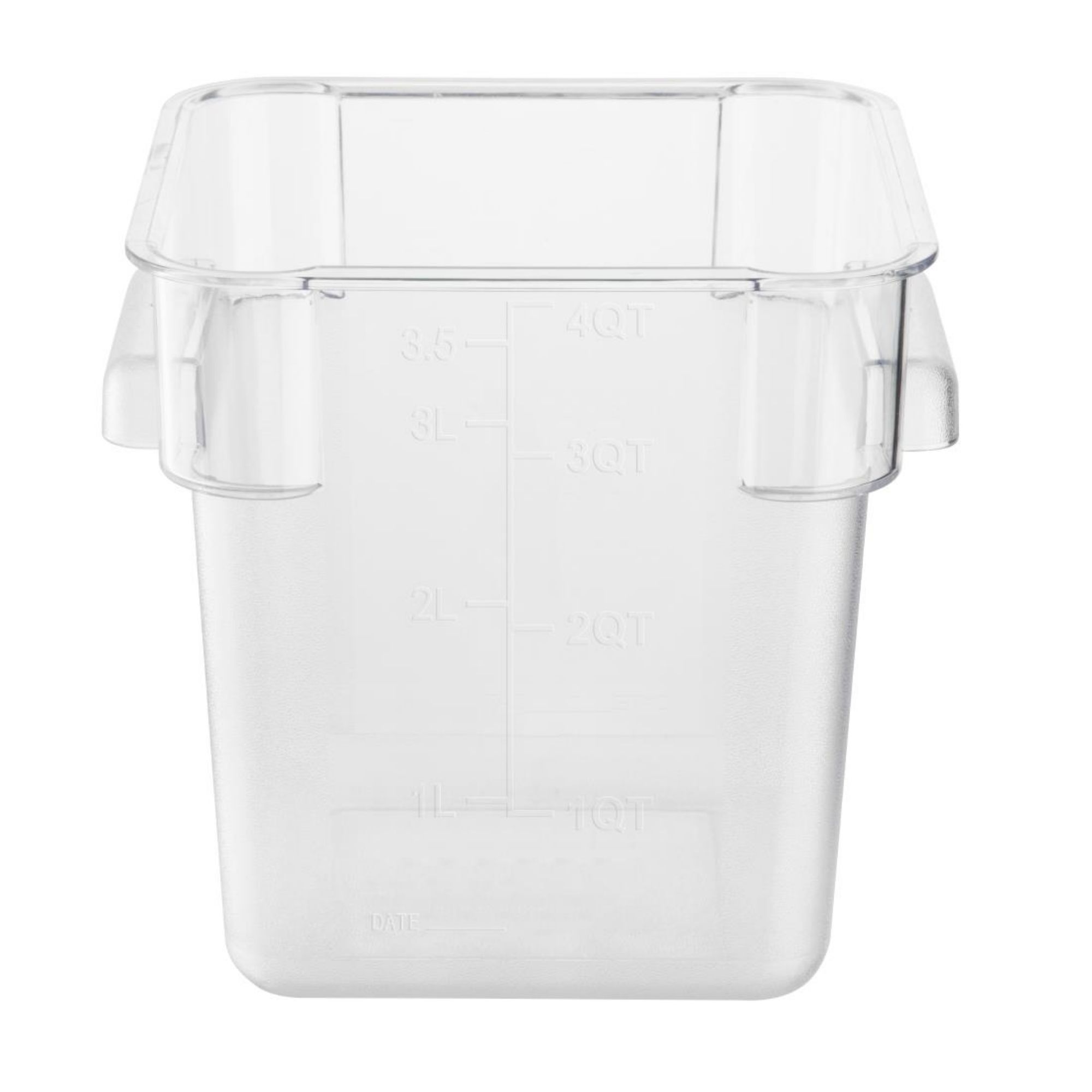 Picture of Hygiplas Polycarbonate Square Storage Container 3.5Ltr