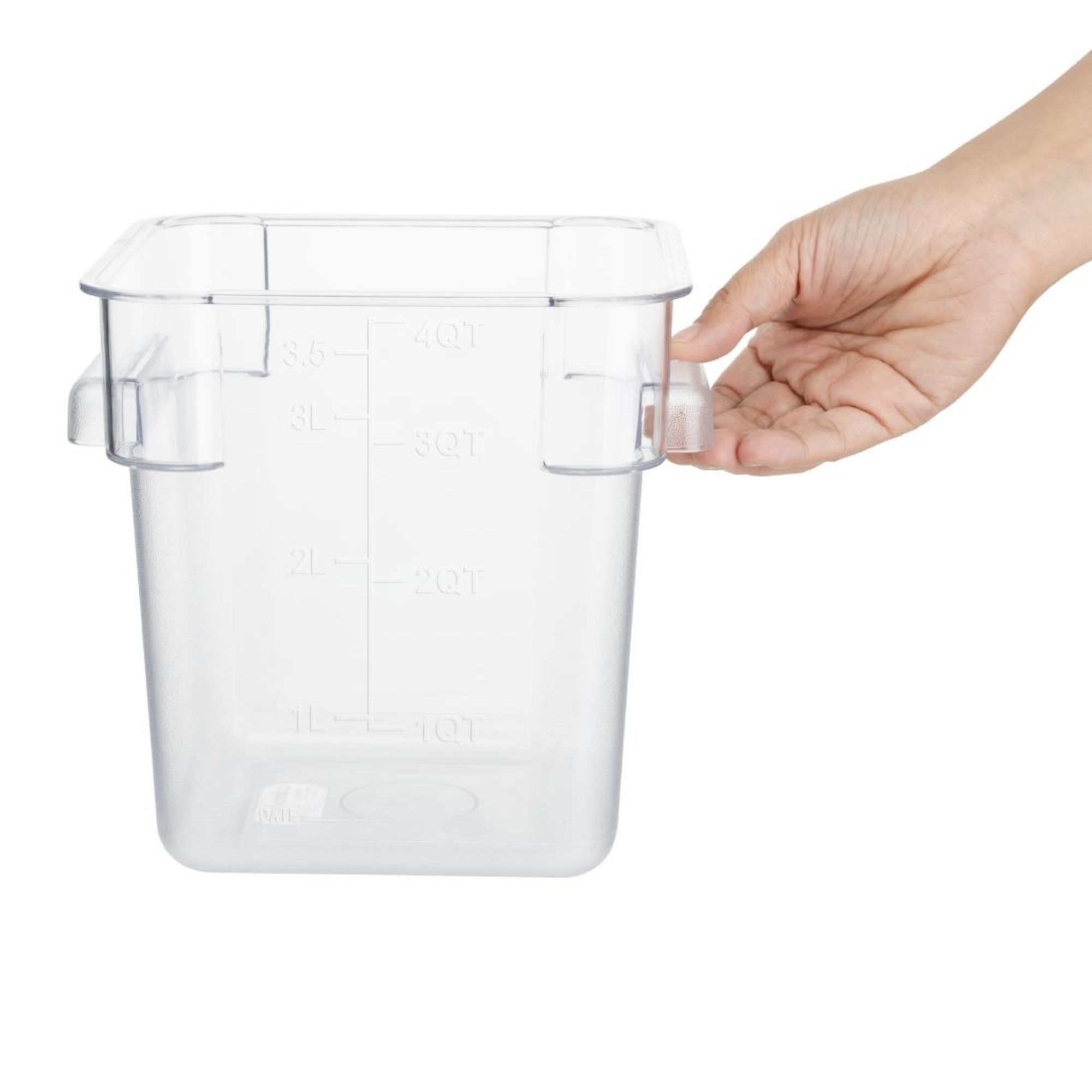 Picture of Hygiplas Polycarbonate Square Storage Container 3.5Ltr