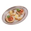 Picture of Olympia Stainless Steel Oval Serving Tray 250mm - K362