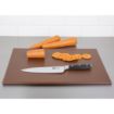 Picture of Hygiplas High Density Brown Chopping Board 450x300x12mm