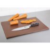 Picture of Hygiplas High Density Brown Chopping Board 450x300x12mm
