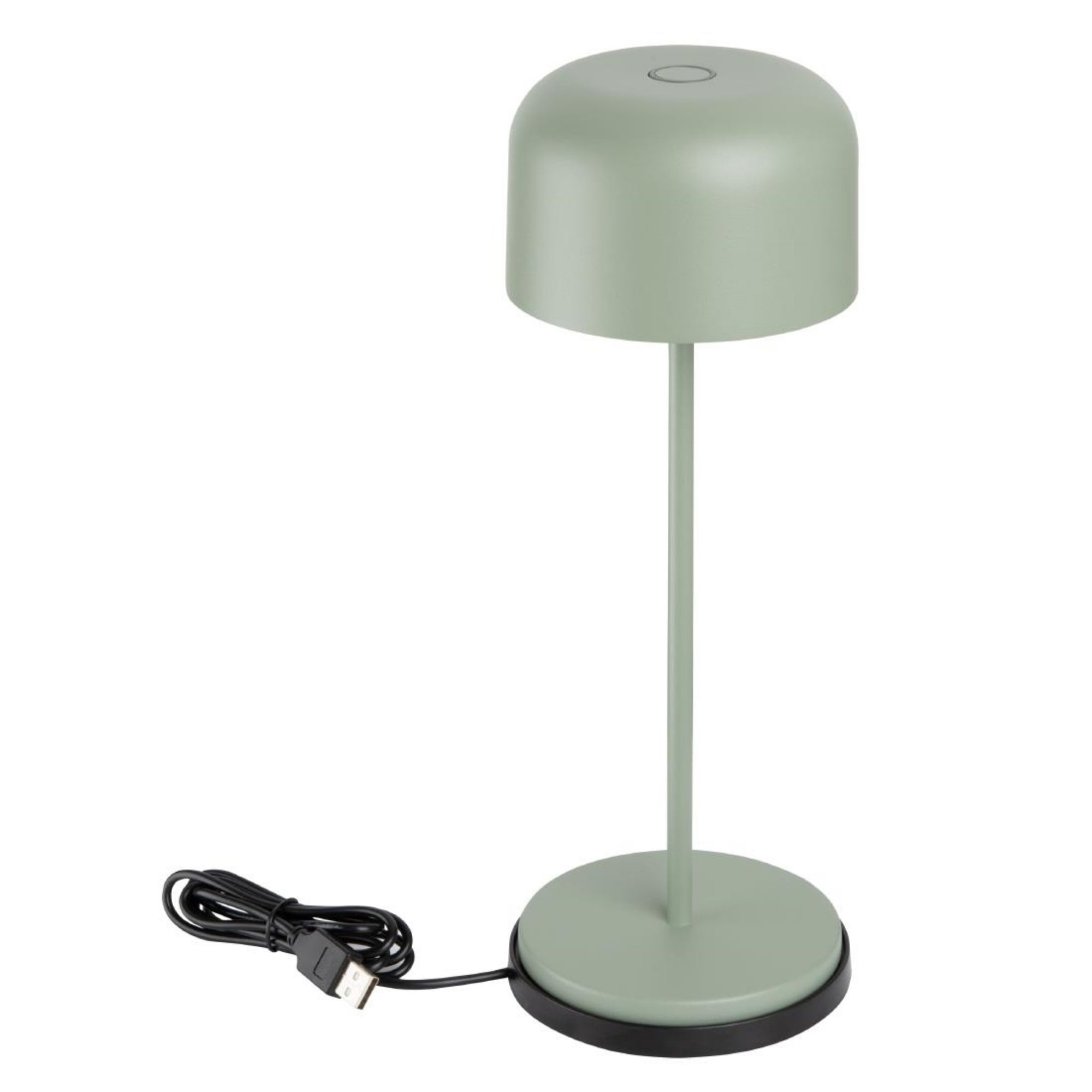 Picture of Olympia Siena Table Lamp Round Dome Sage 300mm