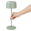 Picture of Olympia Siena Table Lamp Round Dome Sage 300mm