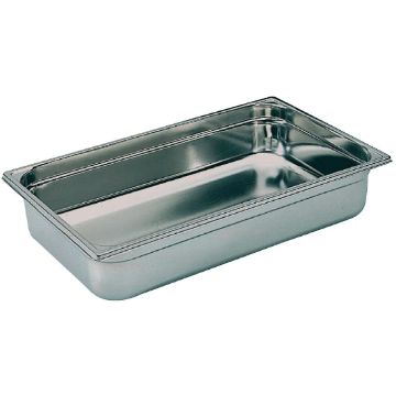 Picture of Matfer Bourgeat Stainless Steel 1/1 Gastronorm Tray 40mm