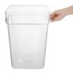 Picture of Hygiplas Polycarbonate Square Storage Container 20Ltr