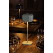Picture of Olympia Lucca Table Lamp Squared Dome Sage 300mm