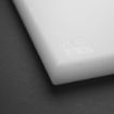 Picture of Hygiplas Thick High Density White Chopping Board Large 600x450x25mm