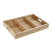 Picture of Olympia 3 Section Cutlery Tray Acacia Wood