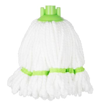 Picture of Jantex Microfibre Mop Head Green Stripe 150g