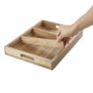 Picture of Olympia 3 Section Cutlery Tray Acacia Wood