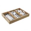 Picture of Olympia 3 Section Cutlery Tray Acacia Wood
