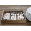 Picture of Olympia 3 Section Cutlery Tray Acacia Wood