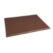 Picture of Hygiplas Thick High Density Brown Chopping Board Large 600x450x25mm
