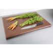 Picture of Hygiplas Thick High Density Brown Chopping Board Large 600x450x25mm
