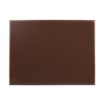 Picture of Hygiplas Thick High Density Brown Chopping Board Large 600x450x25mm