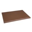 Picture of Hygiplas Thick High Density Brown Chopping Board Standard 450x300x25mm