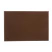 Picture of Hygiplas Thick High Density Brown Chopping Board Standard 450x300x25mm