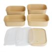 Picture of Fiesta Recyclable PP Lids for Rectangular Containers (300 Pack)