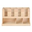 Picture of Olympia Cup and Condiment Station Hevea Wood 450x120x240mm