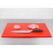 Picture of Hygiplas High Density Red Chopping Board Standard 450x300x12mm