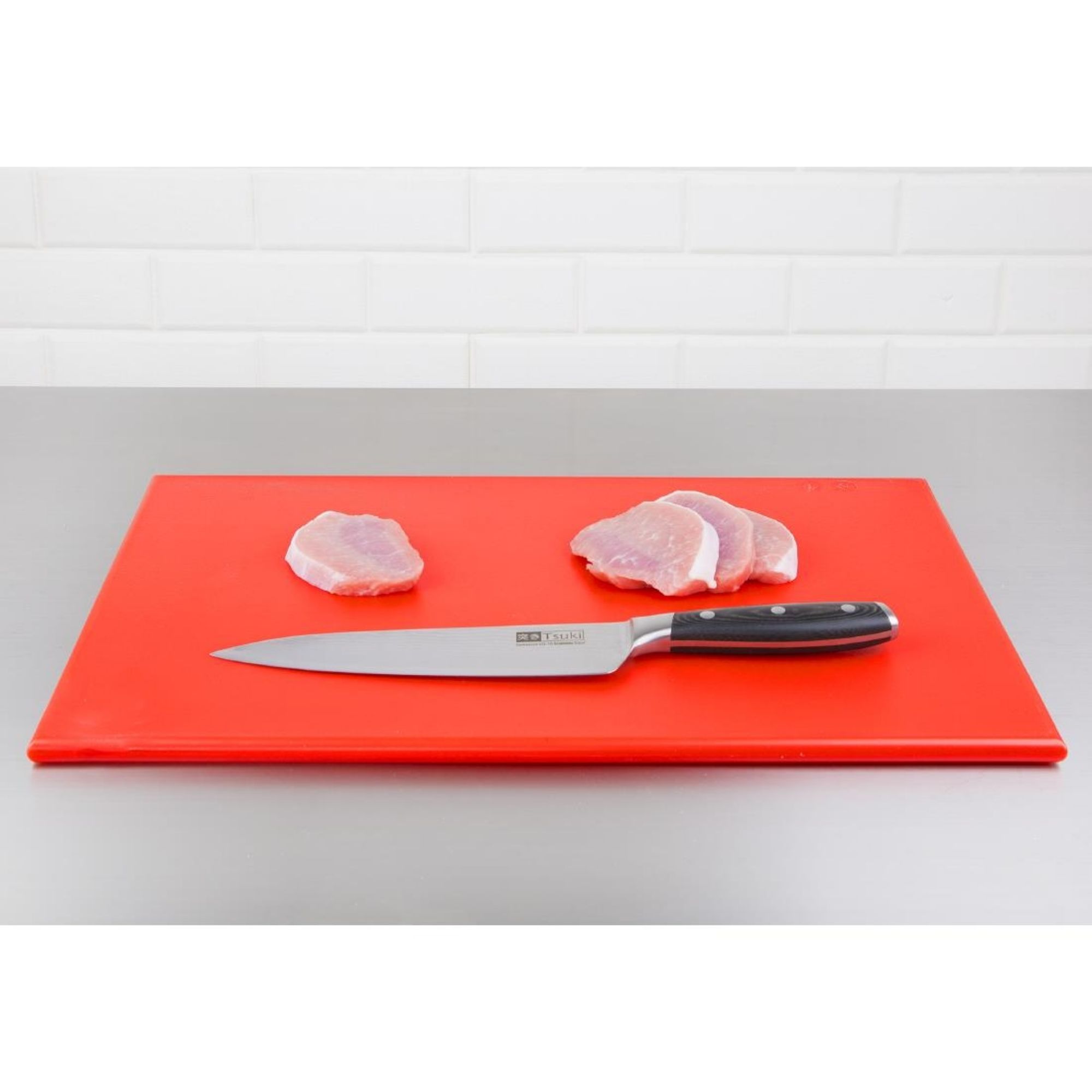 Picture of Hygiplas High Density Red Chopping Board Standard 450x300x12mm