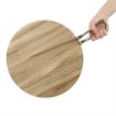 Picture of Olympia Round Paddle Board Acacia Wood With Metal Handle 505x356mm