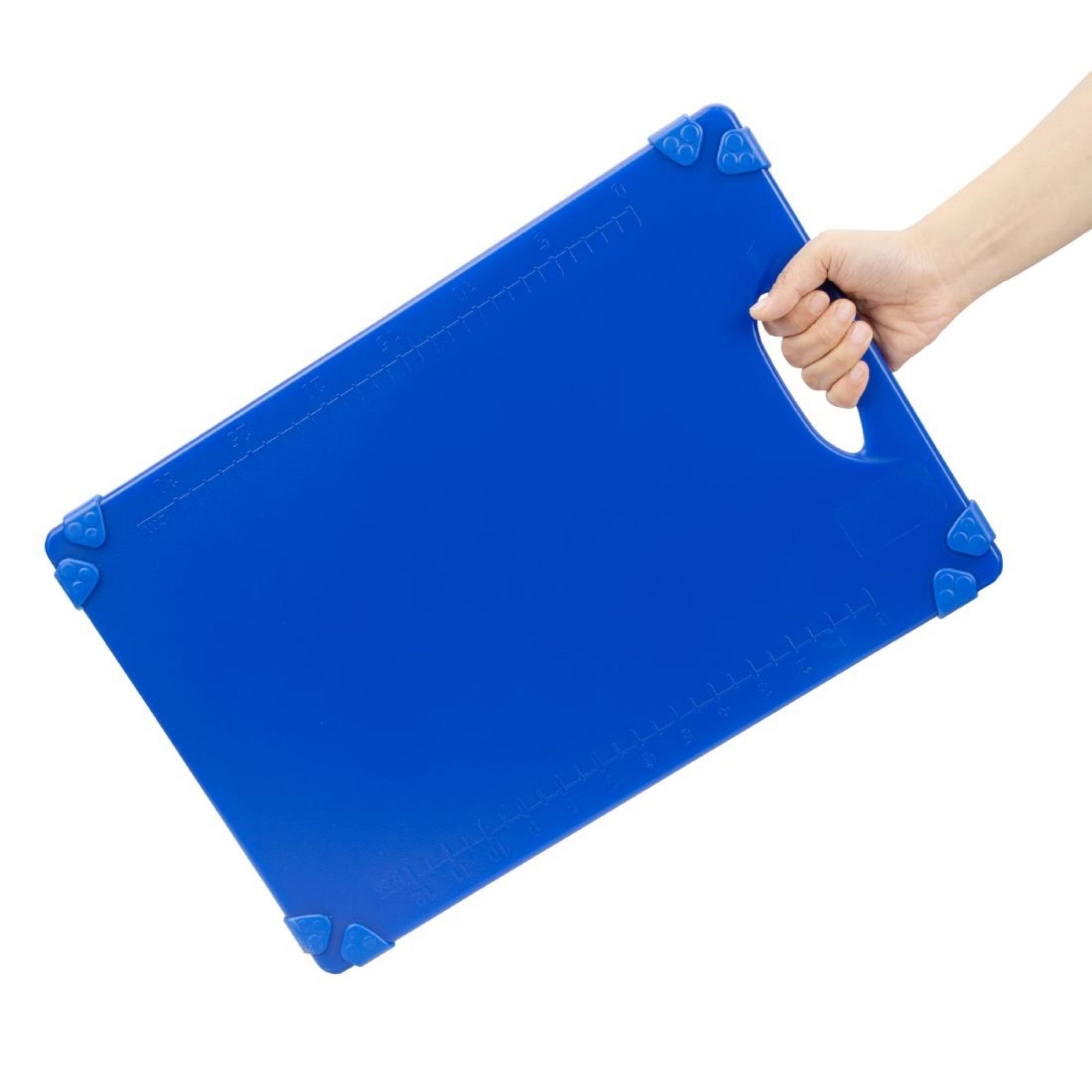 Picture of Hygiplas Commercial Grip Chopping Board Blue 458x306mm