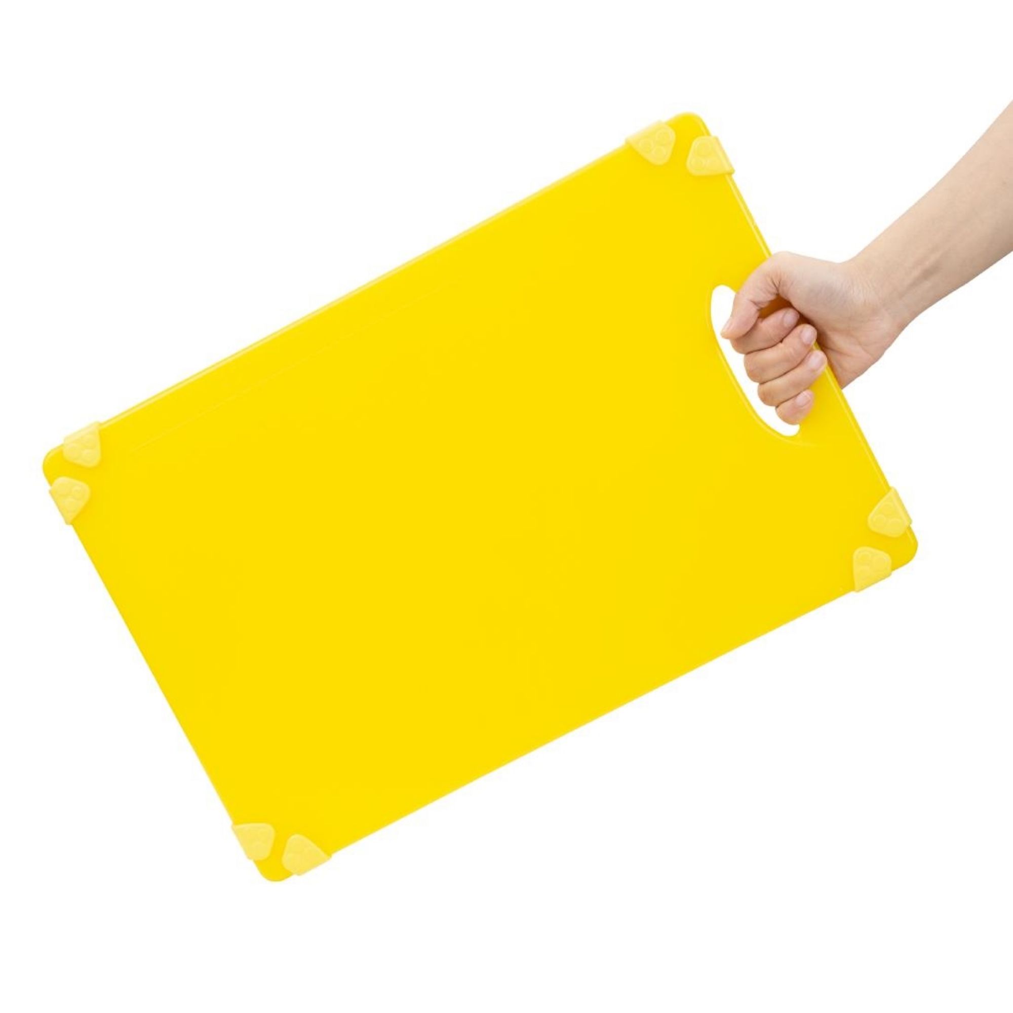 Picture of Hygiplas Commercial Grip Chopping Board Yellow 458x306mm