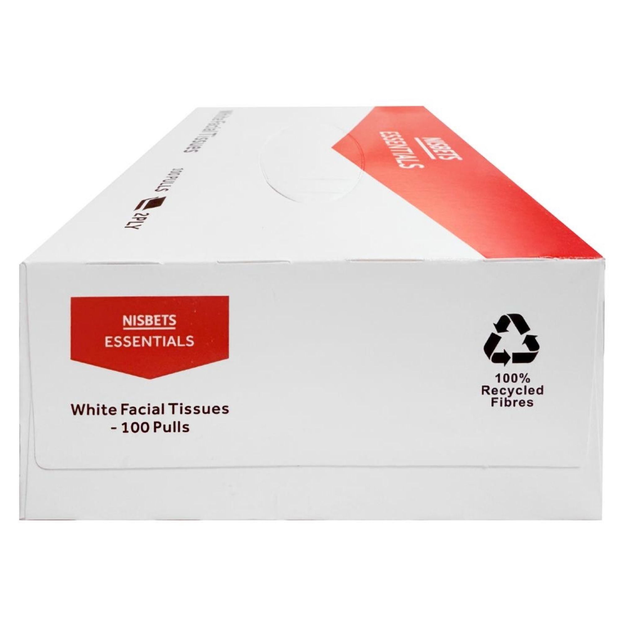 Picture of Nisbets Essentials White Facial Tissues - 100 Sheets (36 Pack)