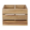 Picture of Olympia Table Organiser Acacia Wood 210x160x150mm