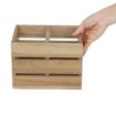Picture of Olympia Table Organiser Acacia Wood 210x160x150mm