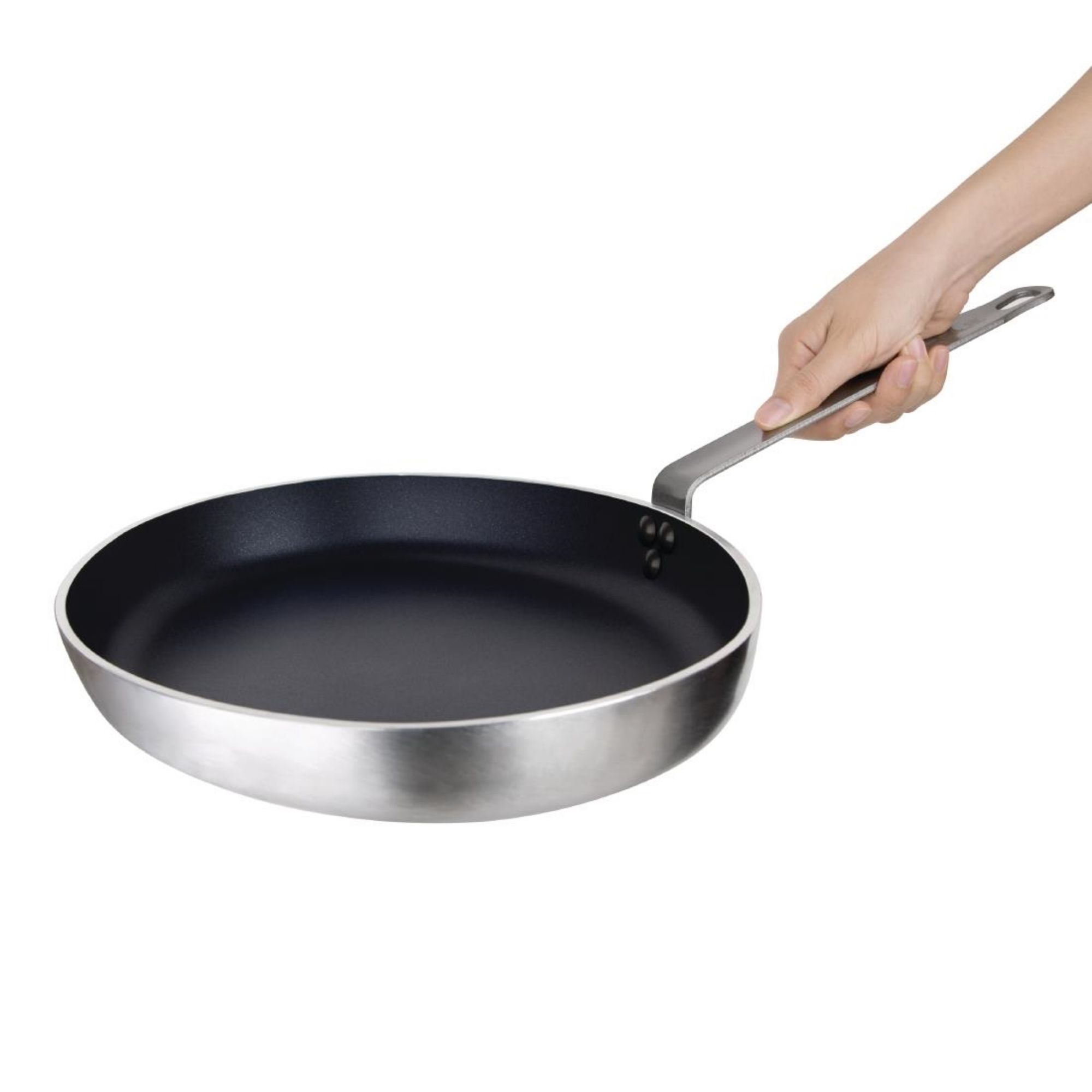 Picture of Vogue Aluminium Non-stick Teflon Platinum Plus Oval Frying Pan 40cm
