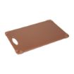 Picture of Hygiplas Commercial Grip Chopping Board Brown 458x306mm
