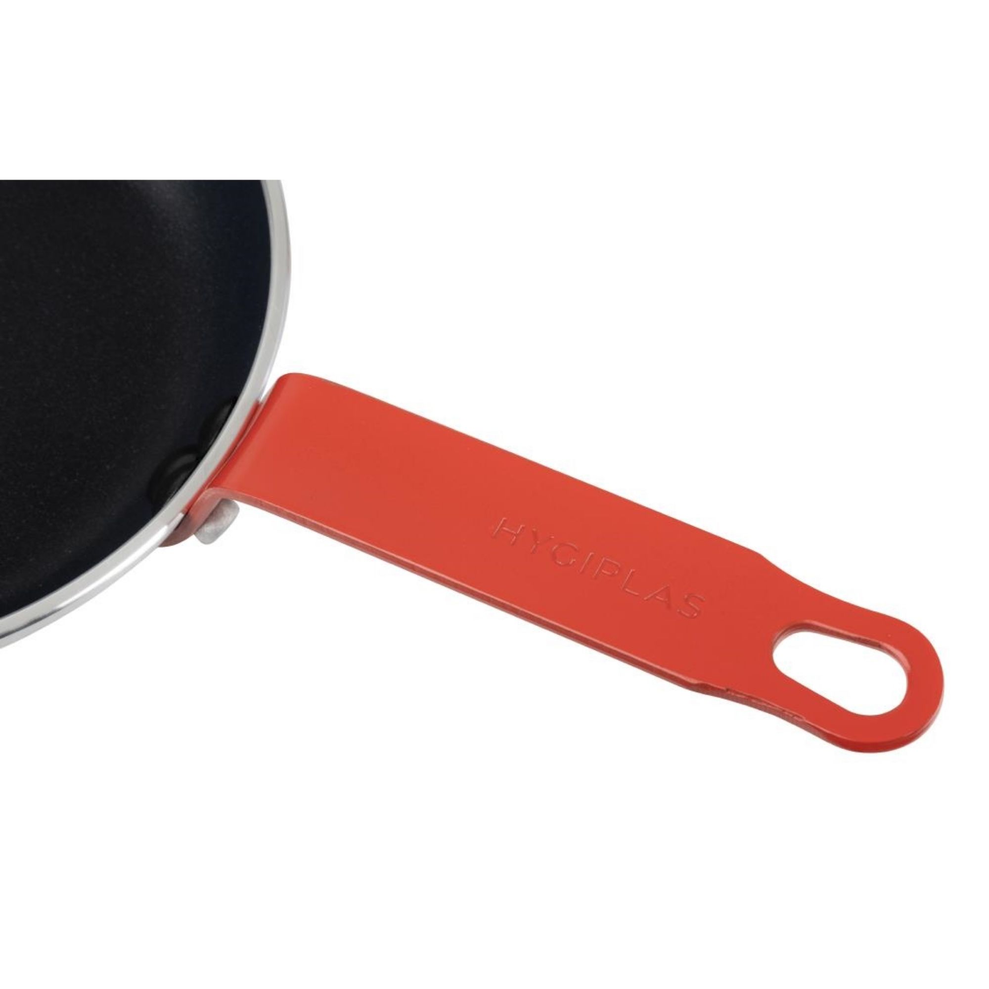 Picture of Hygiplas Aluminium Non-stick Teflon Platinum Plus Frying Pan with Red Handle 20cm