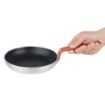 Picture of Hygiplas Aluminium Non-stick Teflon Platinum Plus Frying Pan with Red Handle 20cm